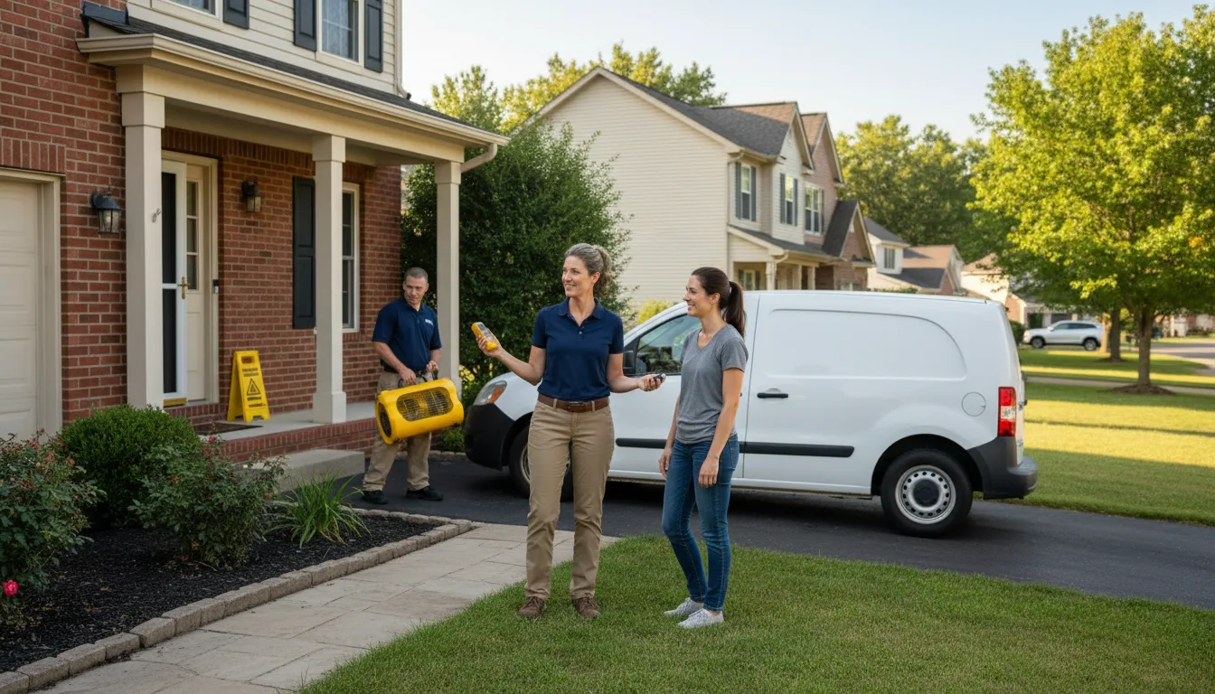 Residential water damage restoration in Cameron, AZ